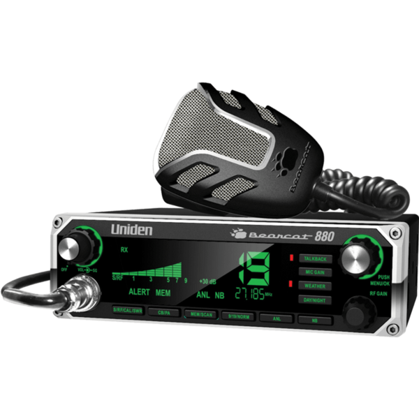 Bearcat 880 40-Channel CB Radio with 7-Color Digital Display