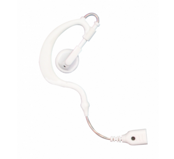 SnapLock Ear Hook White Earpiece