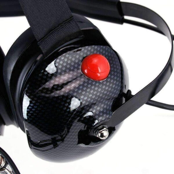 H42 Behind the Head (BTH) Headset for 2-Way Radios - Black Carbon Fiber - Image 3