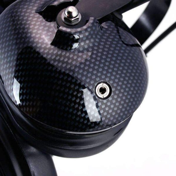 H42 Behind the Head (BTH) Headset for 2-Way Radios - Black Carbon Fiber - Image 2