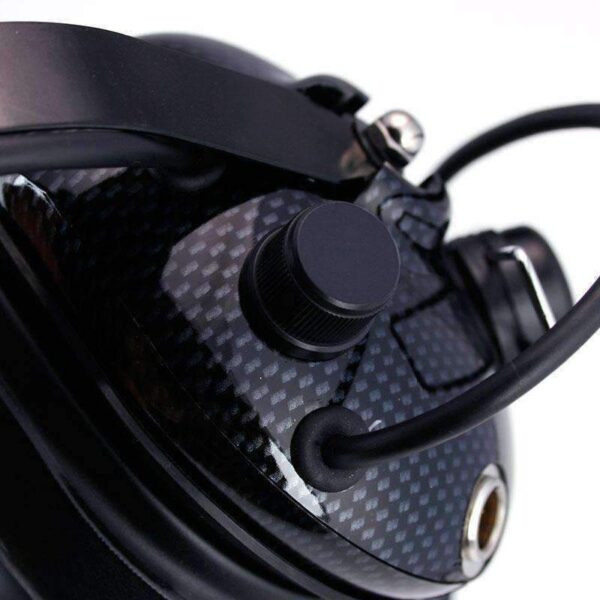 H42 Behind the Head (BTH) Headset for 2-Way Radios - Black Carbon Fiber - Image 5